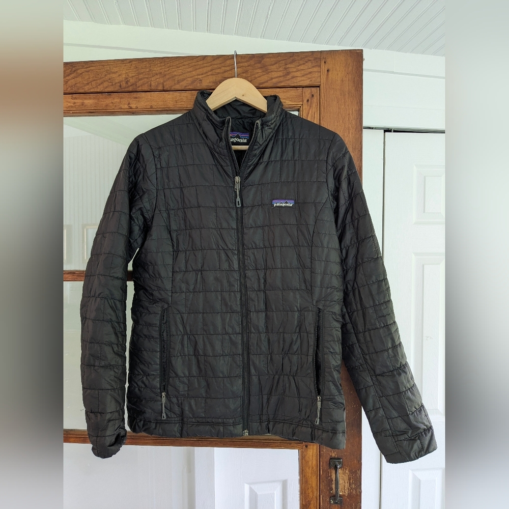 Patagonia Women's Black Nanopuff Jacket Medium Insulated